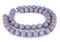 The Bead Chest Natural 18mm Wooden Beads in Grey - Light for Jewelry Making – Round Loose Wood Spacer Beads I Approximately 24 Beads